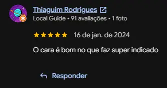 Avaliação de cliente THERMOTHEMPI 5